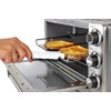 Butterie Toaster Tongs with Oven Rack Hook (Red)