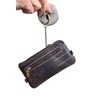 Keycase LEAS, Genuine Leather, brown - ''LEAS Vintage-Collection''