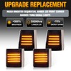 Gempro Sequential Amber LED Corner Side Marker Turn Signal Lights