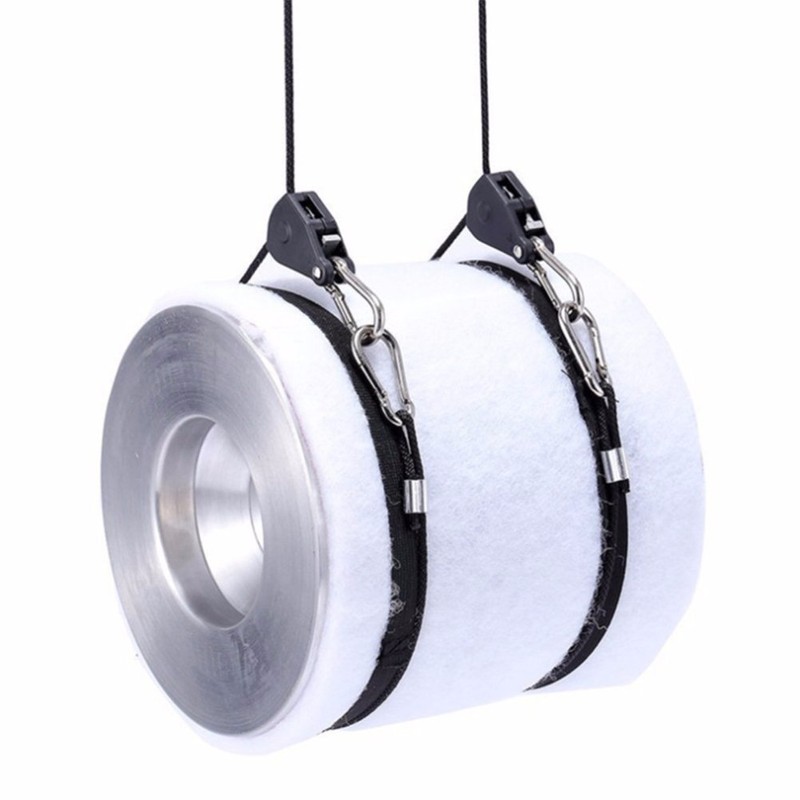 2 pieces rope ratchet with hooks for growing lamps, 1/8