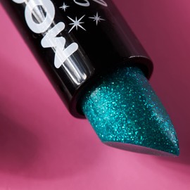 Moon Glitter - Lipstick with iridescent glitter - 5 g - green