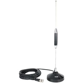 Tram 1094-BNC Scanner 3.5 inch Magnet Antenna with BNC-Male Connector, Black and Silver