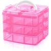 Daletu Sorting Boxes for Small Parts with Lid, Plastic Storage