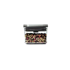 OXO Airtight 0.4L Stainless Steel Pop Container, Small Square, Mini