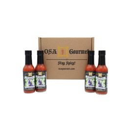 Death Angel Reaper Pepper Hot Sauce Gift Box, Includes 4 Bottles, 5 oz Each