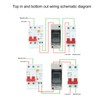 Single Phase Energy Meter LCD Backlit Display 35mm DIN Rail