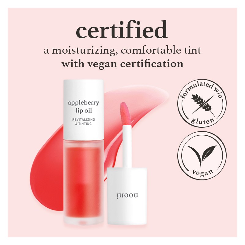 nooni Apple Berry Lip Oil - Appleclear Lip Oil