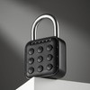 6 Digit Password Lock Electronic Combination Lock IP67 Waterproof Padlock