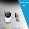 Beafon, Smart Home, Flexy 2F, Indoor Surveillance Camera, 360° Flexible