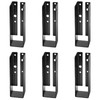 GBGS 6 Pack 2x6 Concealed Joist Hanger,14 Gauge(2 mm),Concealed-Flange Joist