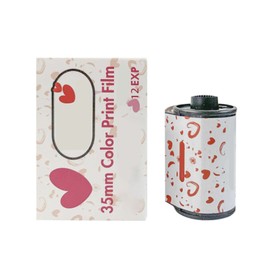 12 Sheets Color Print Film ISO 200 35mm Vintage Colour Print Camera Film for Lomo Camera for Holga 135BC Camera