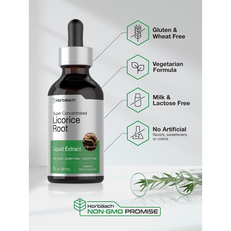 Horbäach Licorice Root Extract | 2 fl oz | Alcohol