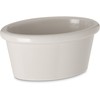 CFS S31042 Melamine Smooth Oval Ramekin, 2 oz, Bone