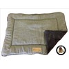 Ellie-Bo Reversible Tweed and Brown Faux Fur Mat Bed for