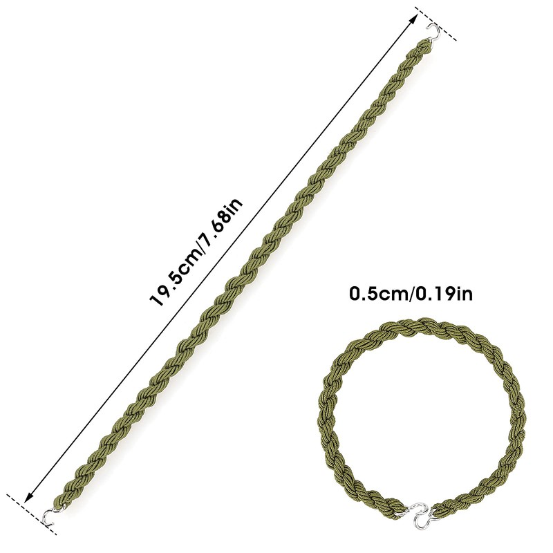 Molain 12 Pcs Boot Blousers Straps Elastic Boot Bands Shoelace