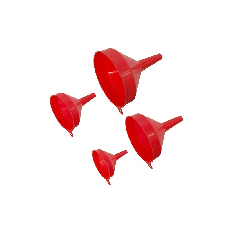 Sealey F94 4pc Economy Fixed Spout Funnel Set