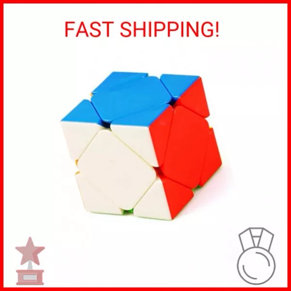 CuberSpeed Skewb Stickerless Magic Cube Skewb Stickerless Speed cube Puzzle