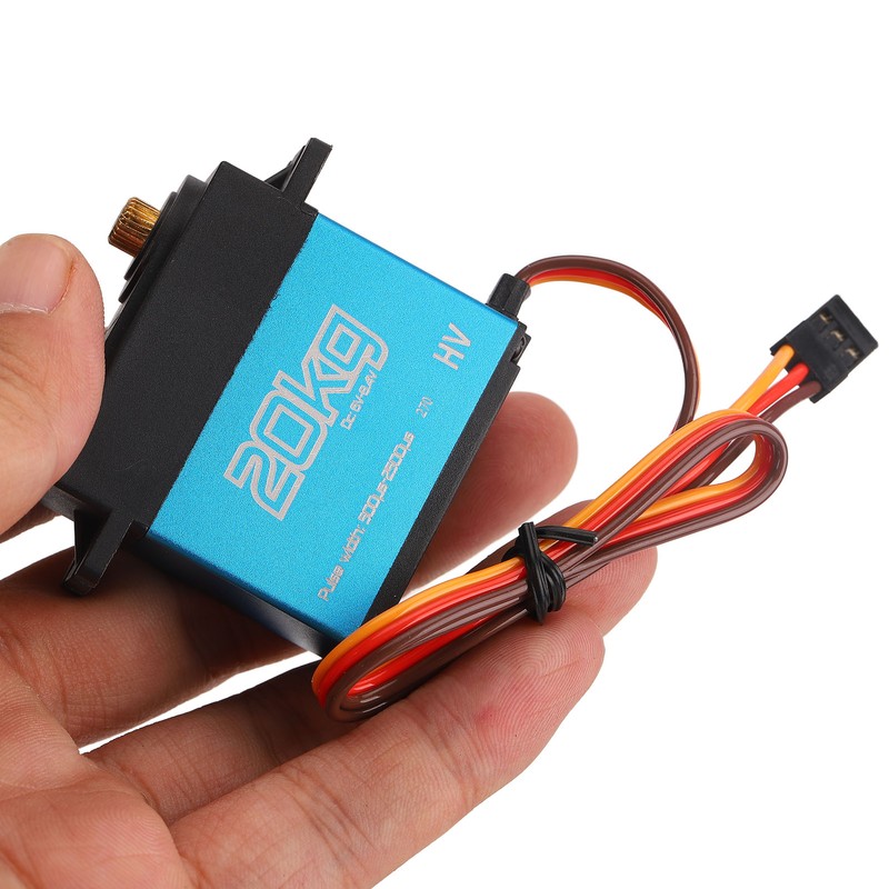 20KG Servo Aluminum Alloy 270 Degree Metal Gear RC Servo