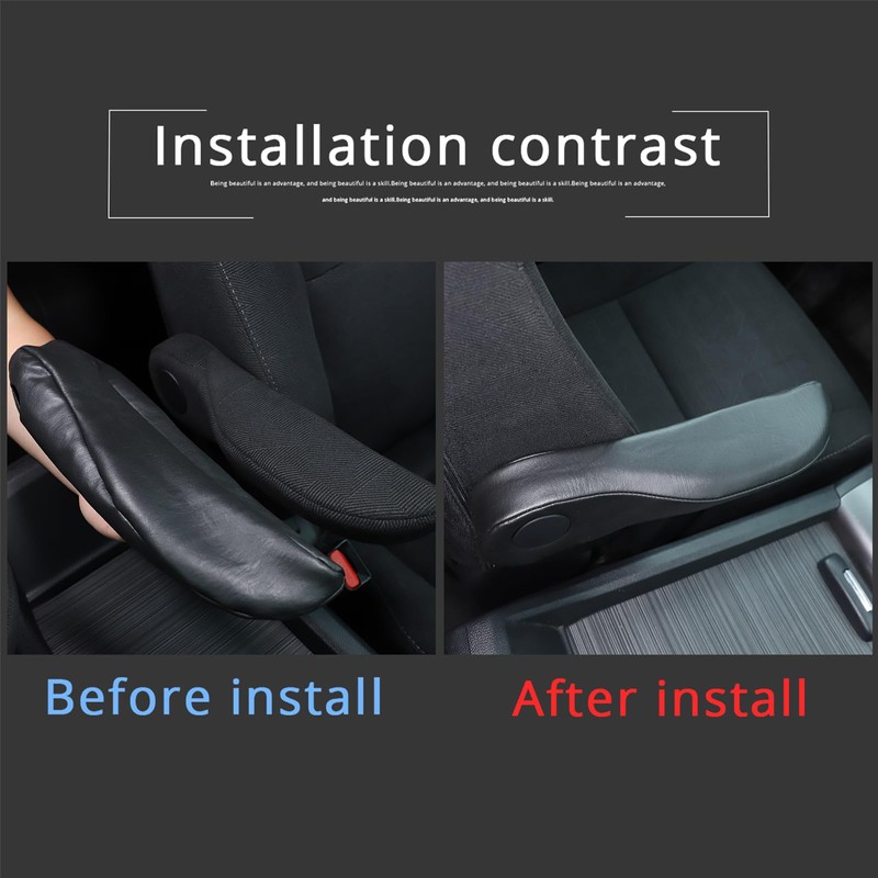 HIRUFAIT Car Seat Armrest Covers for Honda Pilot 2019-2022/ Ridgeline