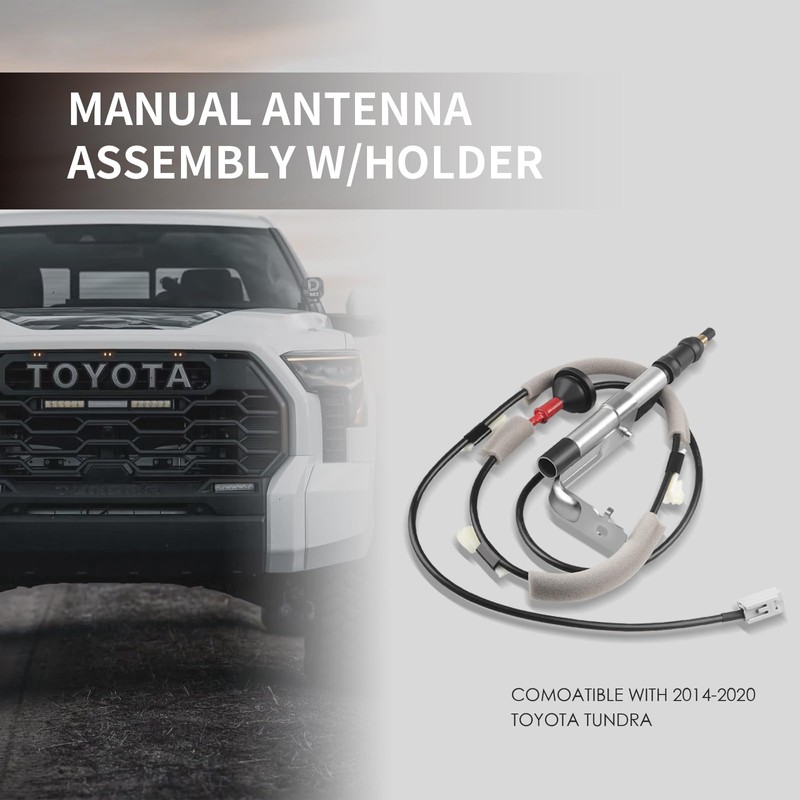 E-Vniko Antenna Base Assembly w/Holder Compatible with 2014-2020 Toyota Tundra