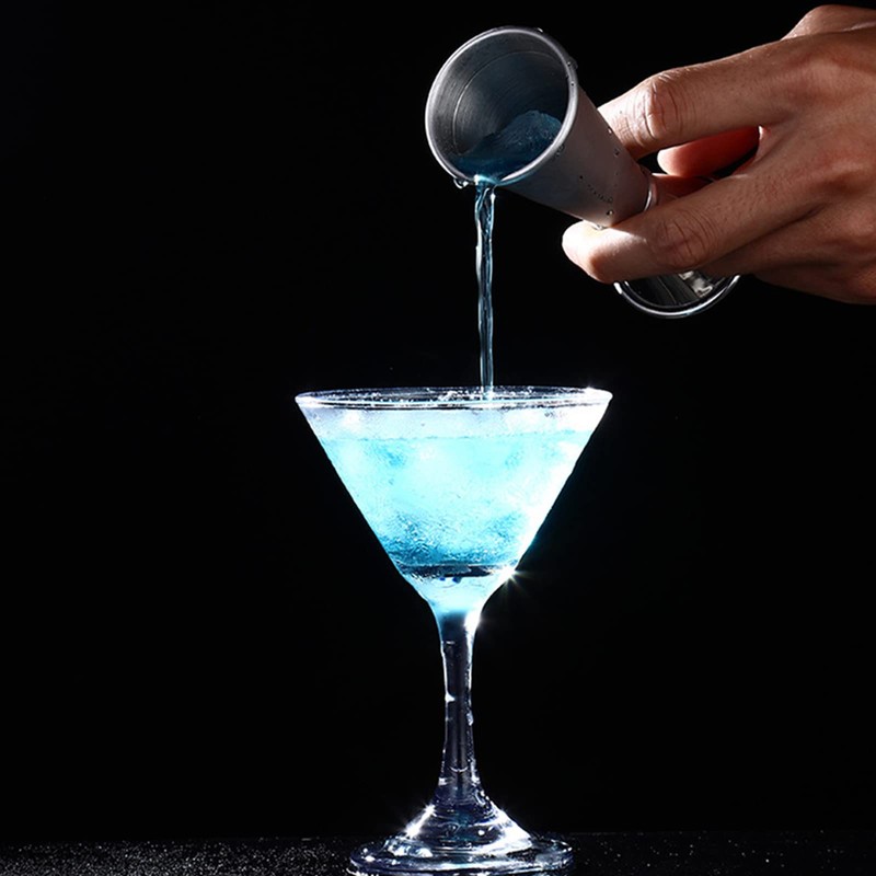 KisSealed 3 Pcs Double Cocktail Jigger for Bartending,Food-Grade Stainless Steel