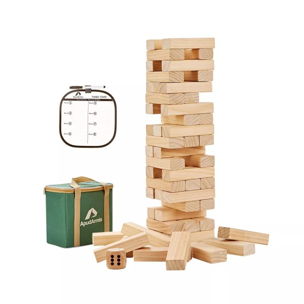 ApudArmis 54 PCS Tumble Timber Set [Stack to 3FT], Pine