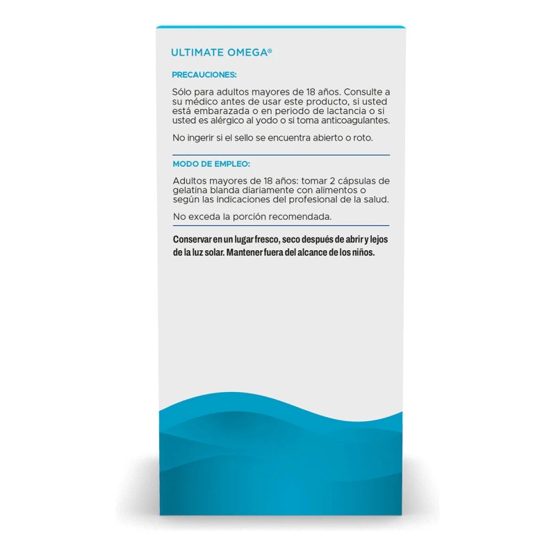 Nordic Naturals Suplemento Ultimate Omega, 1280 Mg de Omega, 120
