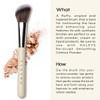 HALEYS Brilliant Contour Makeup Brush - Angled & Tapered with