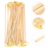 STOBOK Pack of 35 Paper Lantern Stands, Walking Sticks, Wooden