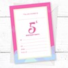 Olivia Samuel 20 x 5th Birthday Party Invitations from Unicorn