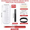 INFTYLE Sourdough Bread Starter Jar Kit 34oz Large Capacity Glass