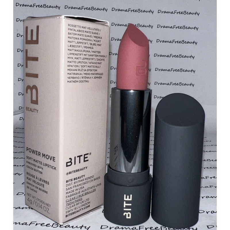 Bite Beauty Power Move Soft Matte Lipstick ~ SUGAR BUNS