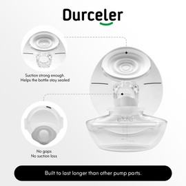 Replacement 6 Duckbill Valves/Duck Bill Valve Compatible with Elvie Wearable Breast Pump, Accessories Made by Durceler, Not Original Elvie Pump Parts, Total 6PCS