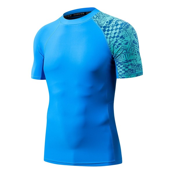 HUGE SPORTS Men's Splice UV Sun Protection UPF 50+ Skins