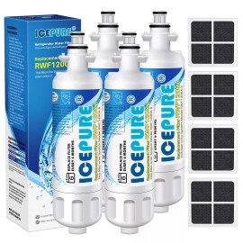 ICEPURE ADQ36006101 Replacement for LG LT700P, Kenmore Elite 9690 & Air Filter - 3