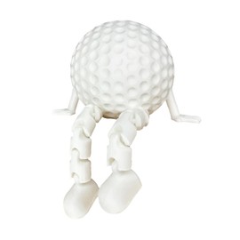 3D Printed Baseball & Golf Ball Figurines Set - Mini Sports Collectibles for Desk Decor, Office Display，Ideal Gift for Father's Day and Sports Fans