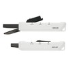 Kokuyo AM Hasa-T420W Scissors Cutter 2-Way Hakoake Titanium Blade White