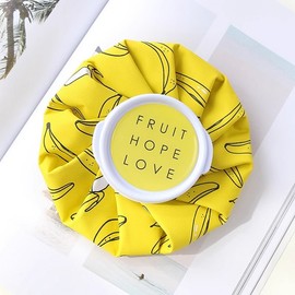[GS Market] Cute pattern cold compress pack, hot and cold compress ice pack, semi-permanent reusable Cold pack yellow 3ea