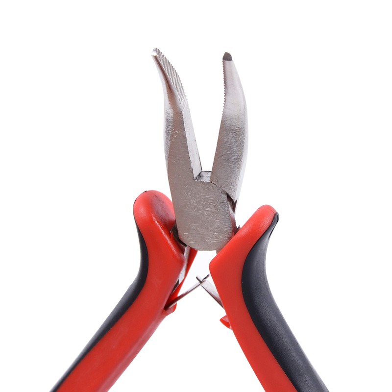 1pcs Hair Pliers Bend Tip Pliers Hair Extension Pliers
