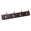 BirdRock Home Oval Hook Coat and Hat Rack - 4
