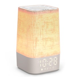 Sound Machine White Noise Machine with 30 Soothing Sounds, Sleep Timer, Dimmable Bedside Lamp Night Light Clock, Sunrise Alarm Clock Wake Up Light for Bedrooms, Baby, Kids, Adults, Heavy Sleepers