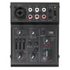RUSUO Audio Mixer, 5 Channel Compact Audio Mixer Sound Mixing