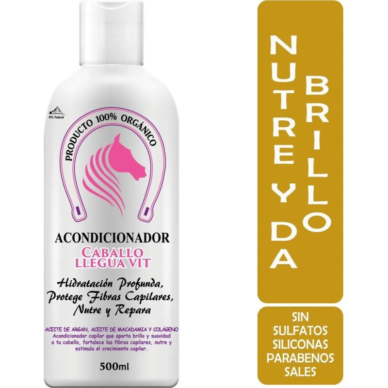 Shampoo Extracto Cola De Caballo + Acondicionador Argan-maca