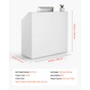VEVOR Reception Desk, 46 Inch Rectangular Front Counter Table, Office