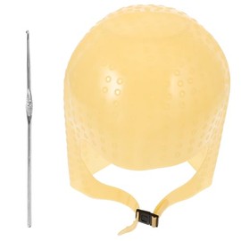 Healeved Gorro De Silicona Reutilizable Para Resaltar El Cabello, Sombrero Para TeñIr Con Agujas, Ajustable Y CóModo, Ideal Para Uso En Casa O SalóN
