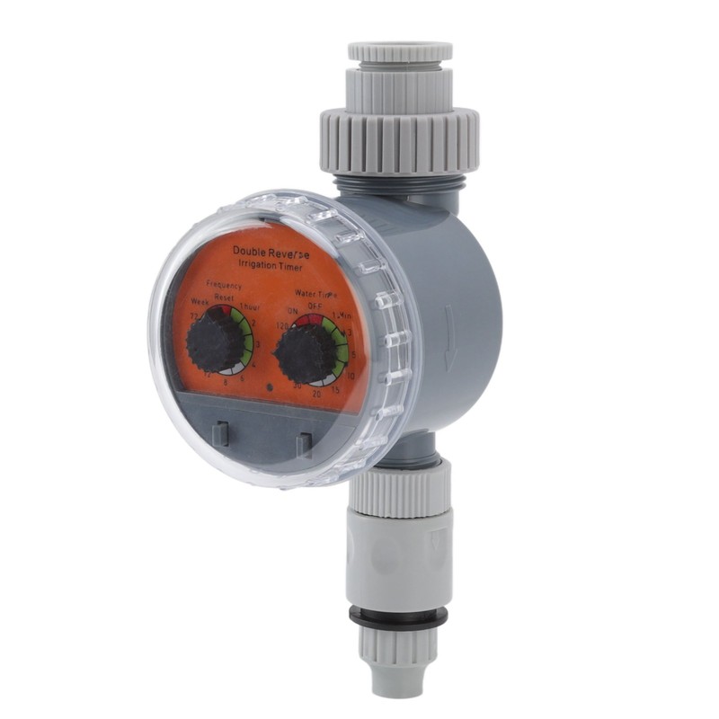 Irrigation Timer Dual Dial Ball Valve IP67 Waterproof Automatic Pressure