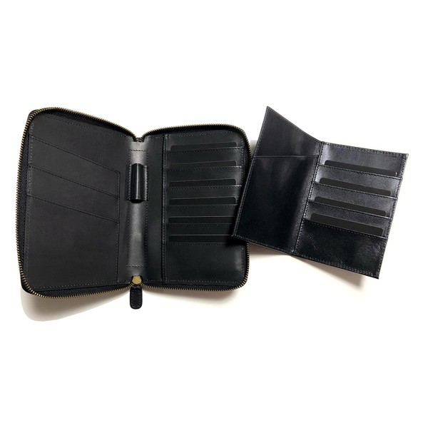 MASACCIO Multica Cowhide Leather Multi-Storage Case, Passport Case, Passbook Case,