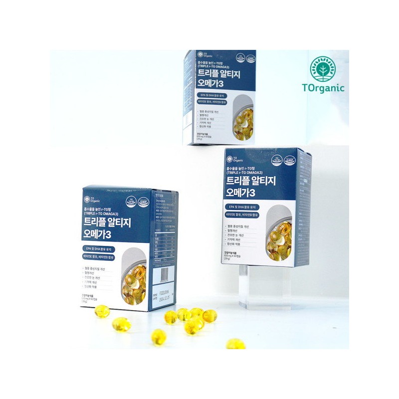 [Too Nature] Two Organic Triple Altige rTG DHA Omega 3
