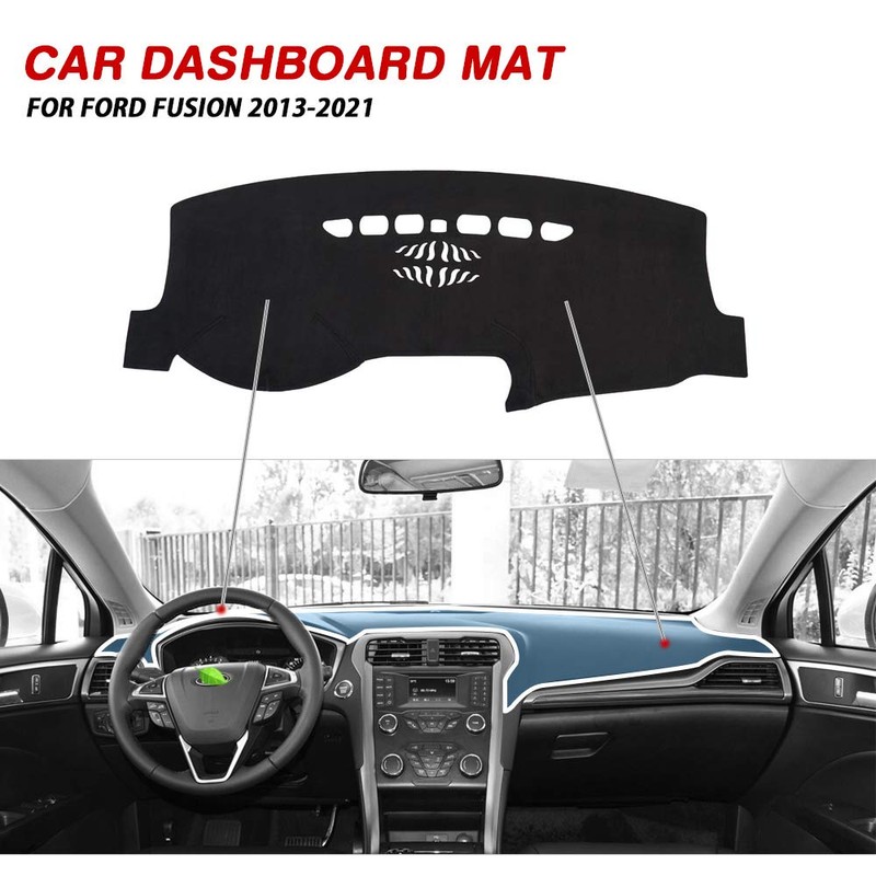 Cartist - Tapete para tablero de salpicadero para Ford Fusion