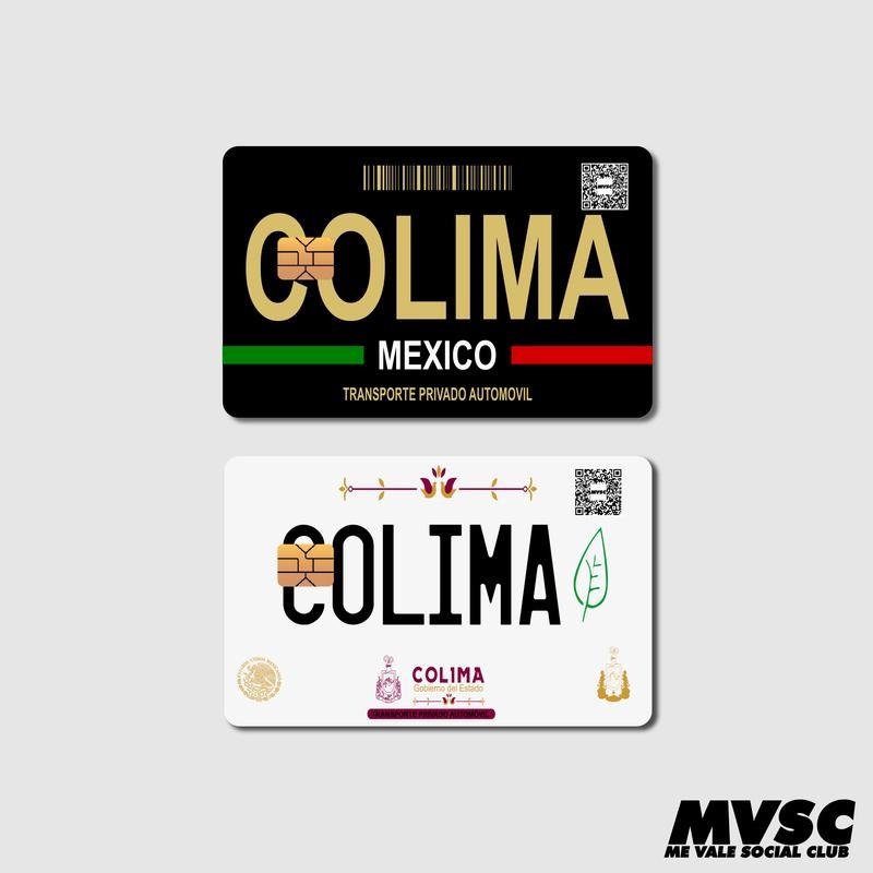 Card Stickers - Mexico Placas (Mexican License Plate) - For